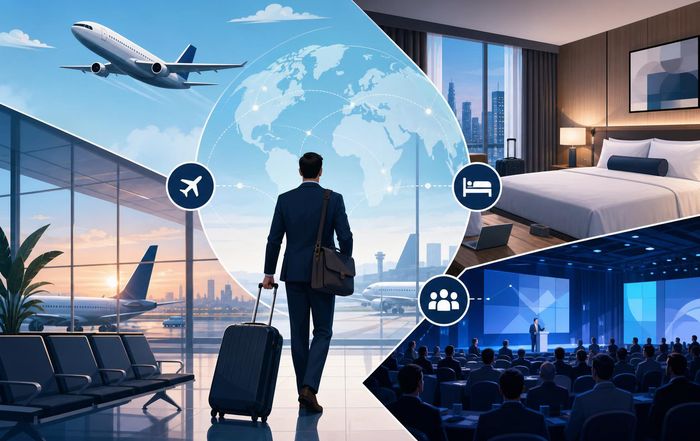 Article Image for Business Travel Trends Affecting Hotels, Airlines, and Events